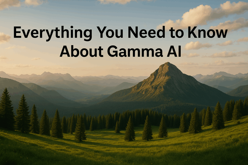 The Secrets of Gamma AI: Everything You Need to Know